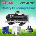 marine air conditioning with sunshine powered Boyard hermetic rotary horizontal compressor 24v compressor